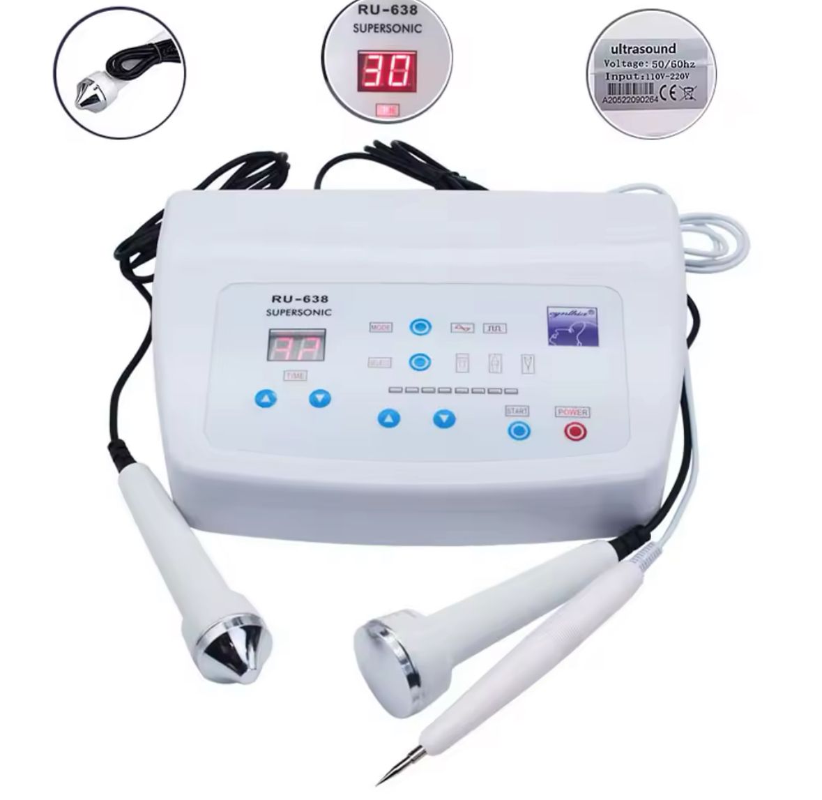 ultrasonido facial y corporal más cauterizador - Imagen 2