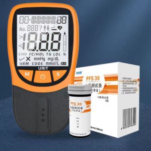 URIT PFS30A medidor analizador de lípidos 5 en 1 TC/HDL/TG/LDL analizador de lípidos en sangre monitoreo triglicérido de colesterol Total