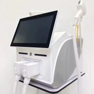 Nuevo Soprano 2 en 1 Q Nd Yag picosegundo eliminación de tatuajes pigmento diodo láser hielo depilación