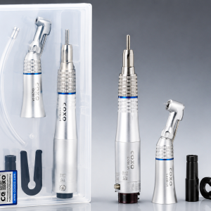 Set de Baja Velocidad COXO CX-235 para Odontología – Micromotor, Contraángulo y Pieza Recta