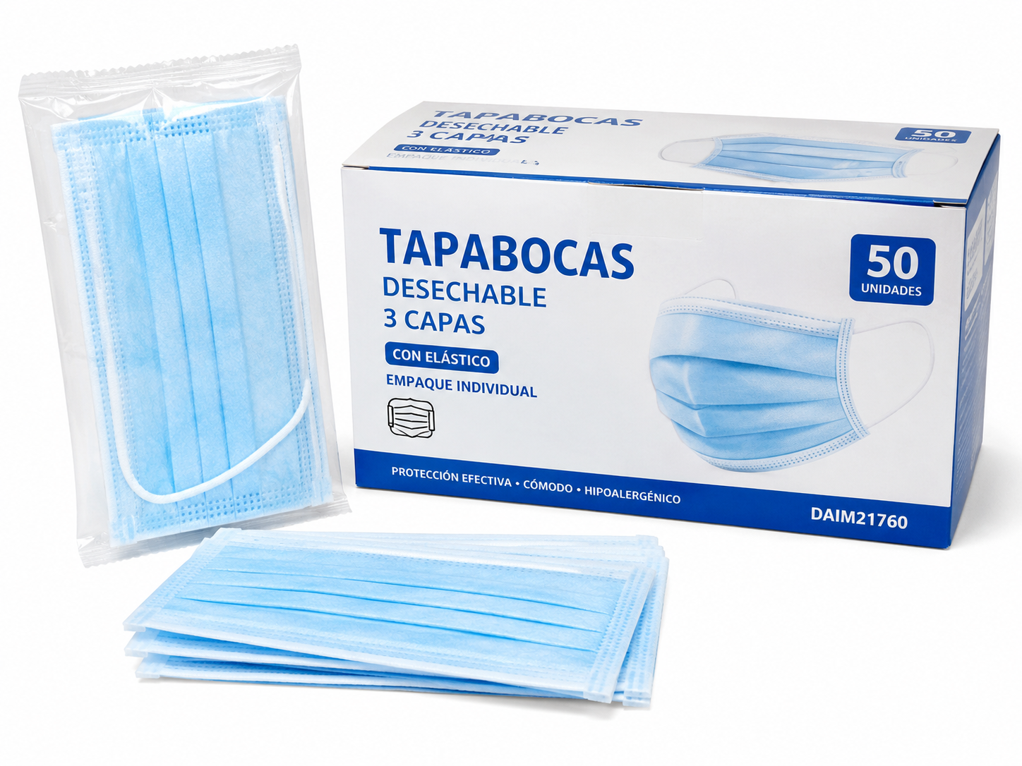 Tapabocas – Caja x 50 Unidades